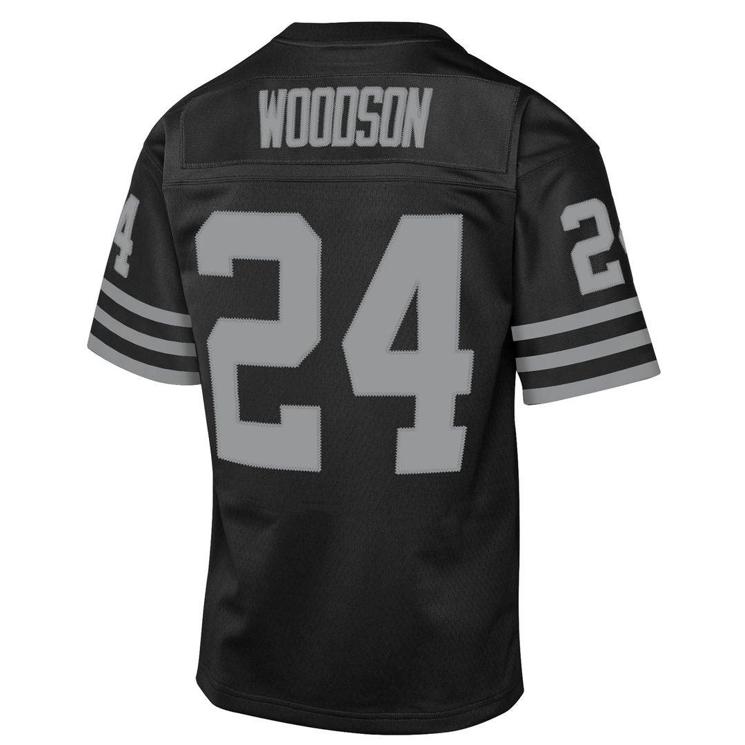 Charles Woodson Las Vegas Raiders Youth 1998 Throwback Fashion Jersey - Black
