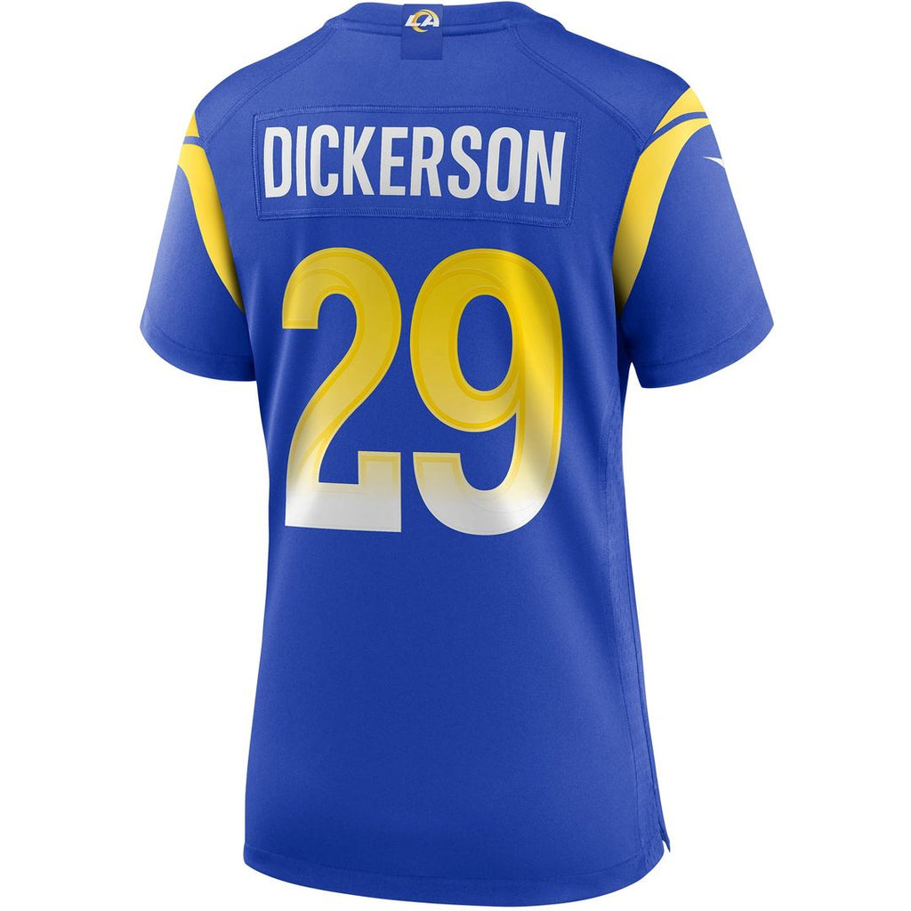 Eric Dickerson Los Angeles Rams Women's Game Retired Player Jersey - Royal