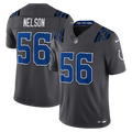Quenton Nelson Indianapolis Colts 2026 Rivalries Collection Stitched Limited Jersey - Anthracite