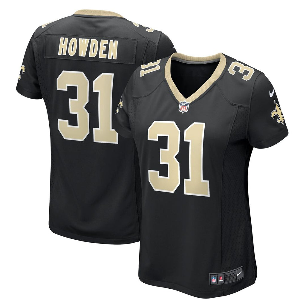 Jordan Howden New Orleans Saints Women's Team Game Jersey - Black