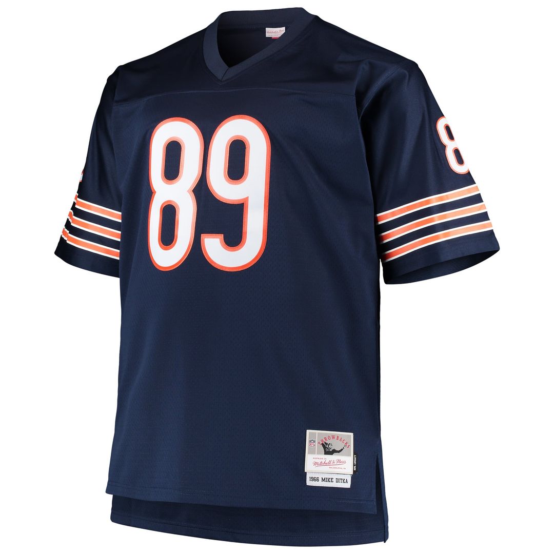 Mike Ditka Chicago Bears Big & Tall 1966 Retired Player Replica Jersey - Navy