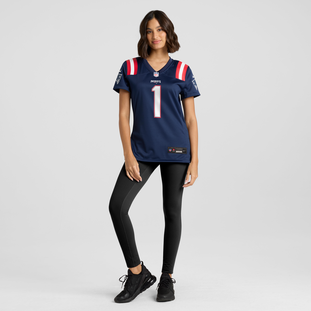 A.J. Brown New England Patriots Women's Game Jersey - Navy