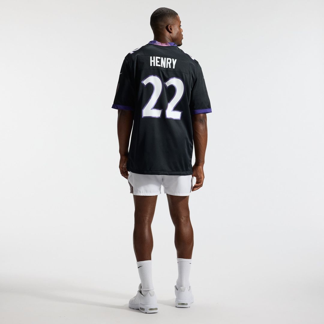 Derrick Henry Baltimore Ravens Alternate Game Jersey - Black
