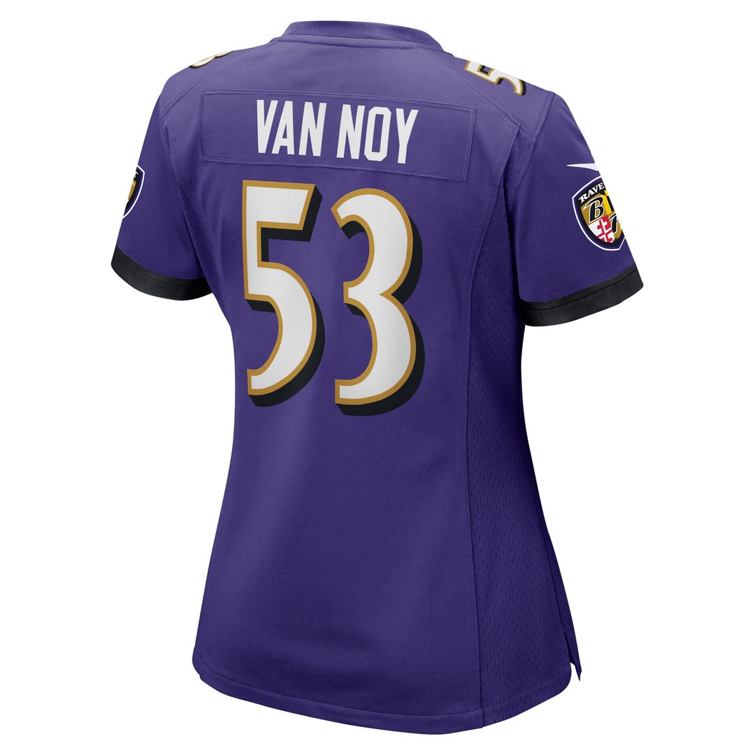 Kyle Van Noy Baltimore Ravens Women's Game Jersey - Purple