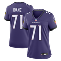 Olaivavega Ioane Baltimore Ravens Women's Team Game Jersey - Purple