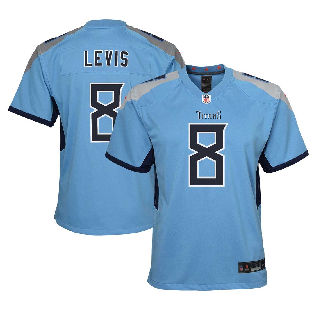 Will Levis Tennessee Titans Youth Game Jersey - White