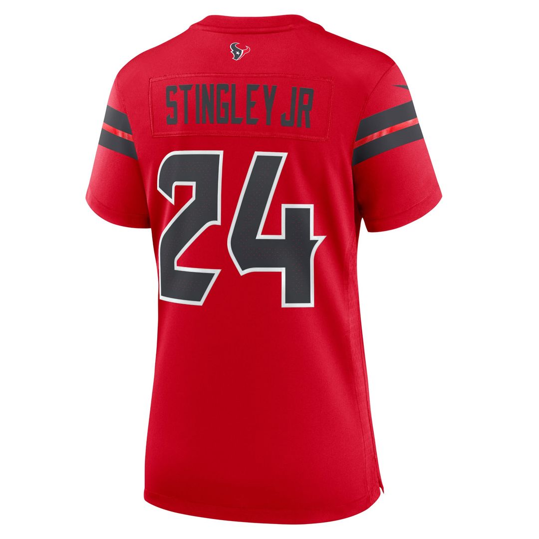 Derek Stingley Jr. Houston Texans Women's Alternate Game Jersey - Red