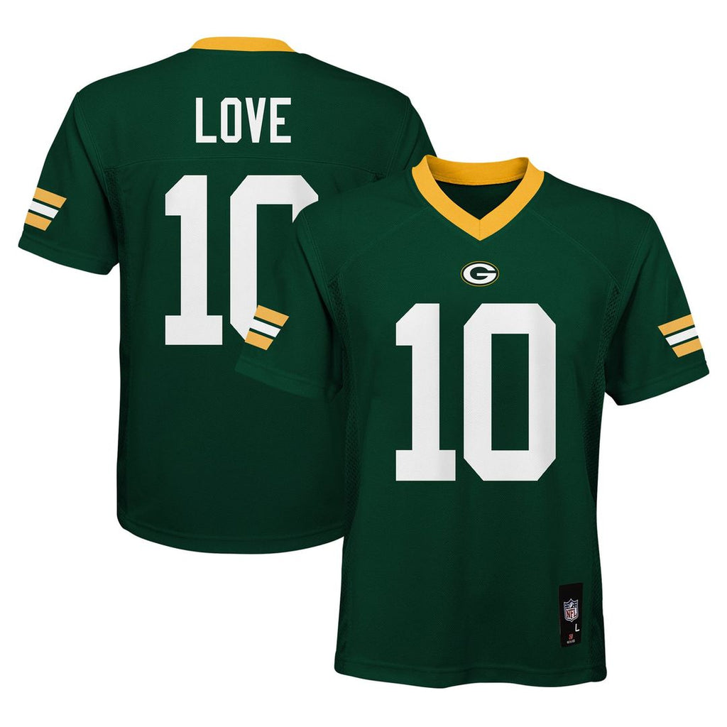 Jordan Love Green Bay Packers Youth Replica Jersey - Green