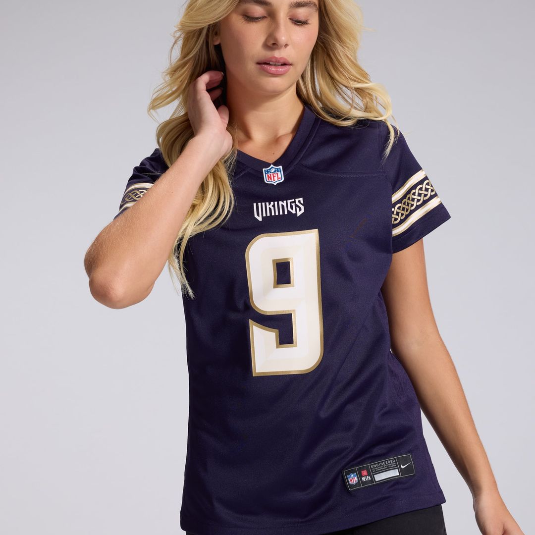 J.J McCarthy Minnesota Vikings Women's 2026 Rivalries Collection Game Jersey - Purple