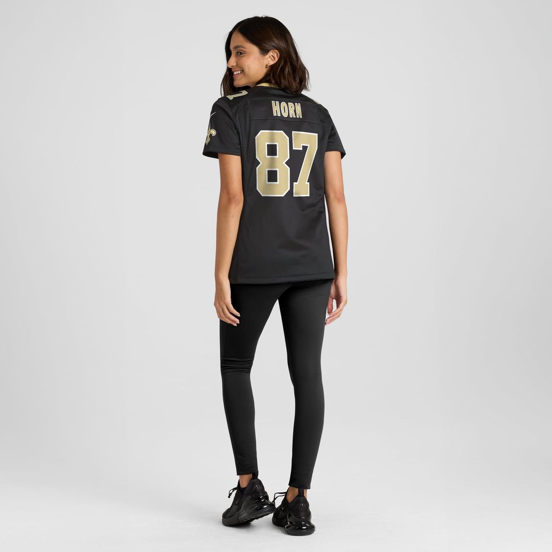 Joe Horn New Orleans Saints Women's Game Retired Player Jersey - Black