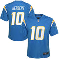 Justin Herbert Los Angeles Chargers Youth Game Jersey - Powder Blue