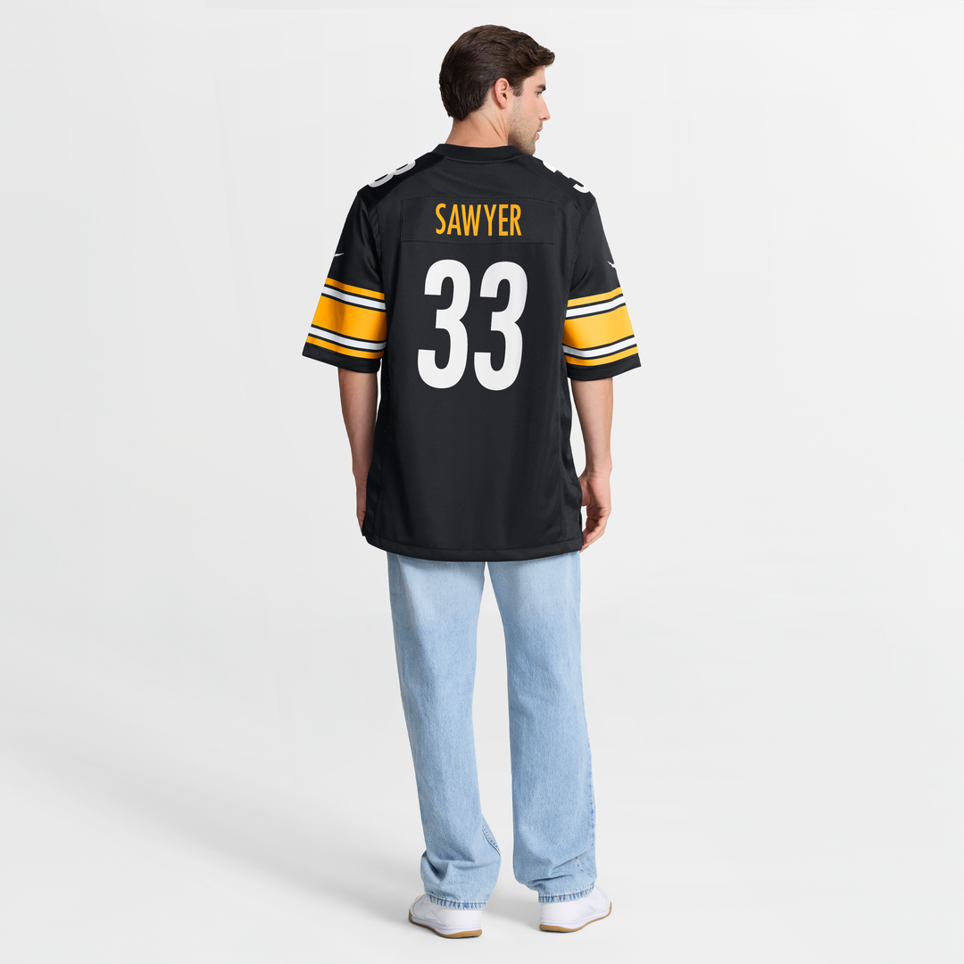 Jack Sawyer Pittsburgh Steelers Team Game Jersey - Black