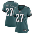Quinyon Mitchell Philadelphia Eagles Women's Team Game Jersey - Midnight Green