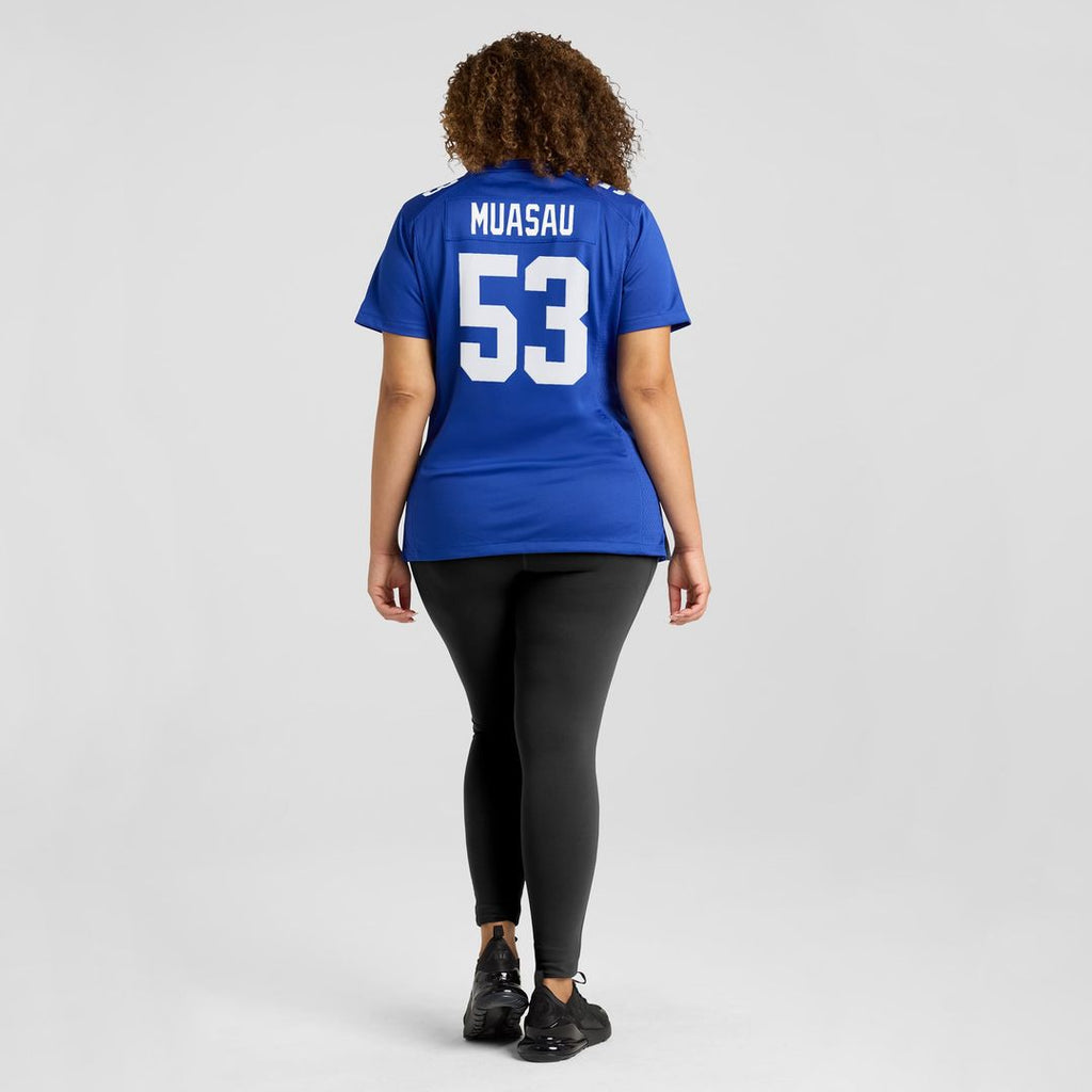 Darius Muasau New York Giants Women's Game Jersey - Royal