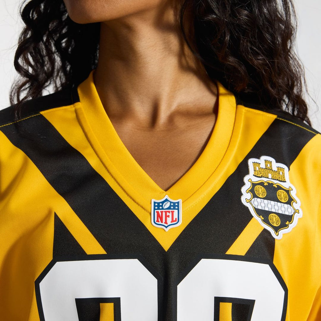 T.J. Watt Pittsburgh Steelers Women's Alternate 1933 Throwback Game Jersey - Gold