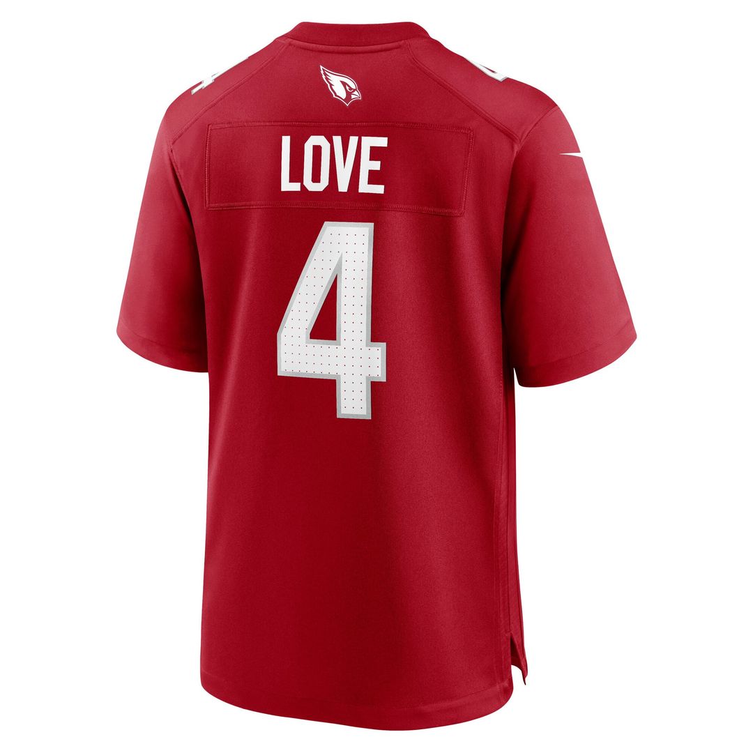 Jeremiyah Love Arizona Cardinals Youth Team Game Jersey - Cardinal