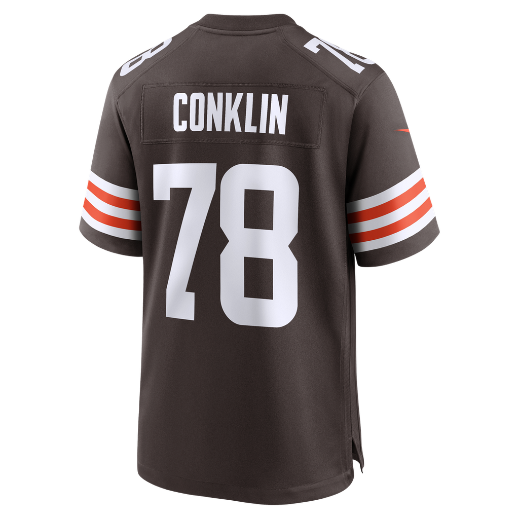 Jack Conklin Cleveland Browns Game Player Jersey - Brown