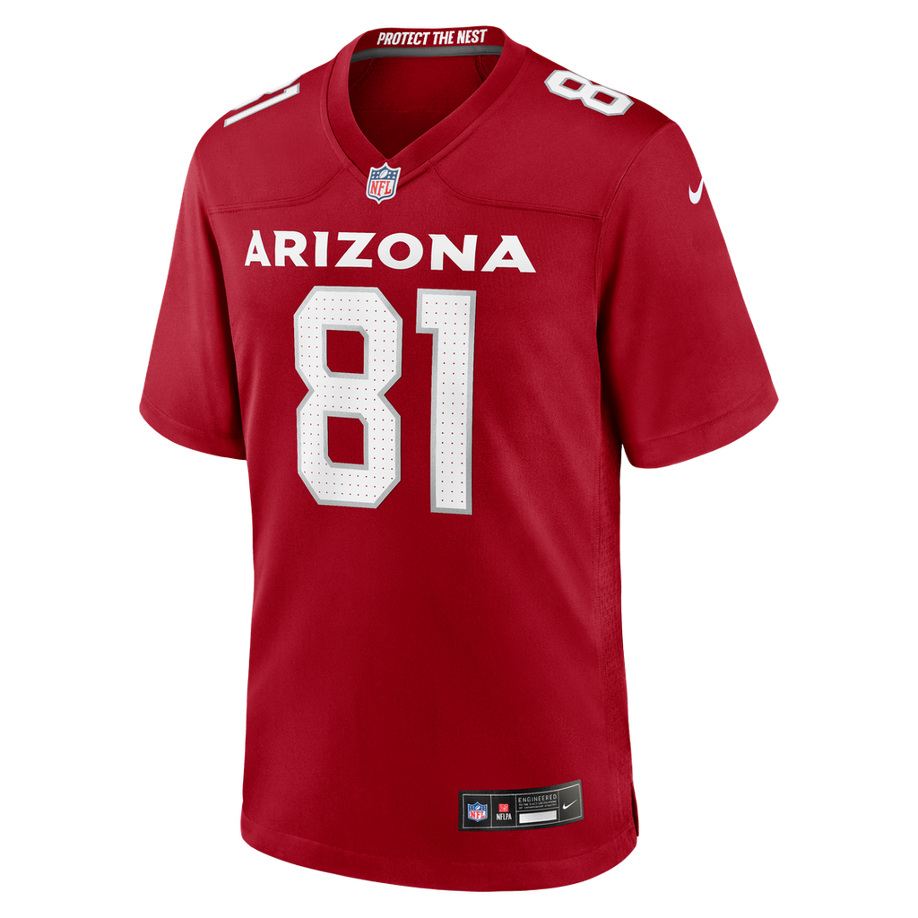 Travis Vokolek Arizona Cardinals Team Game Jersey - Cardinal