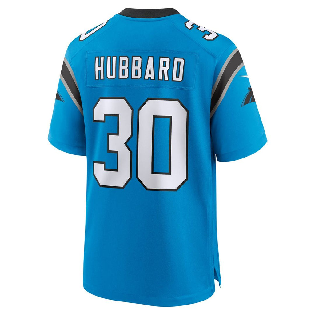 Chuba Hubbard Carolina Panthers Team Game Jersey - Black