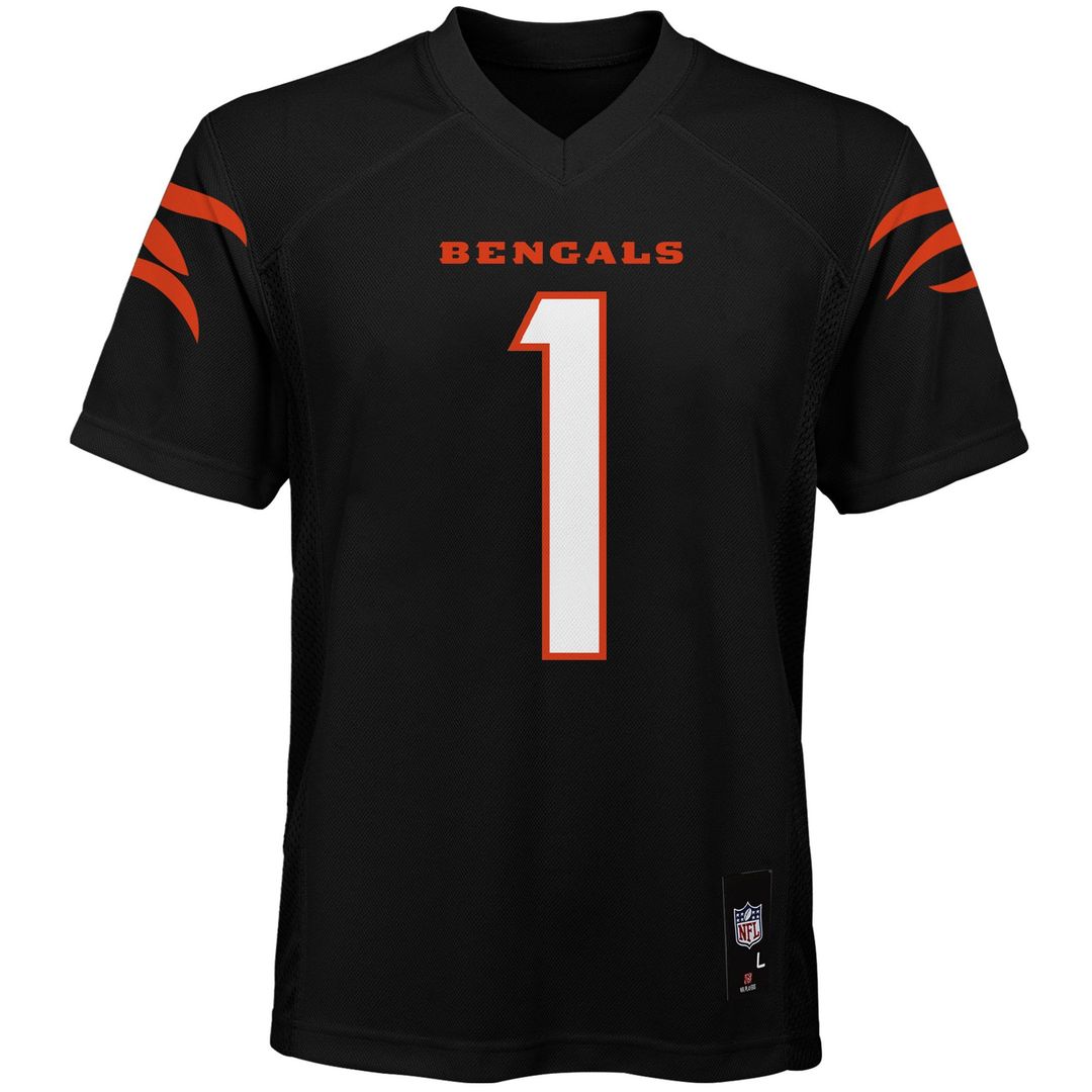 Ja'Marr Chase Cincinnati Bengals Youth Replica Jersey - Black