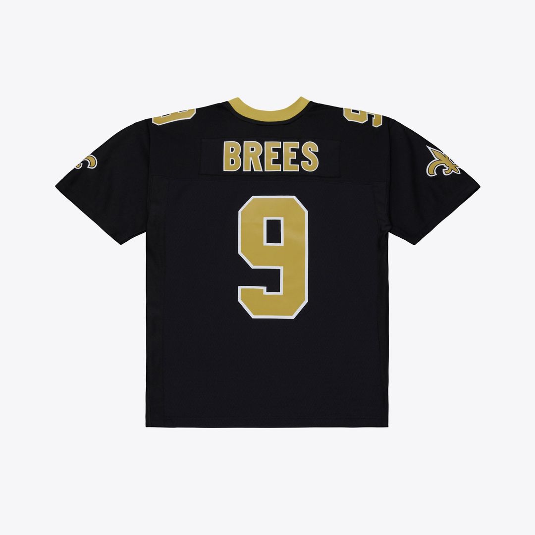 Drew Brees New Orleans Saints Big & Tall 2009 Legacy Retired Player Jersey - Black