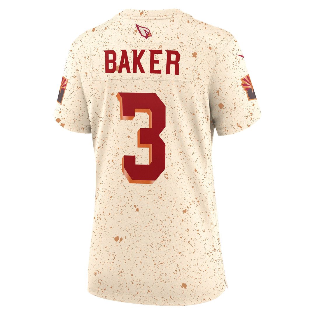 Budda Baker Arizona Cardinals Women's Rivalries Collection Game Jersey - Natural