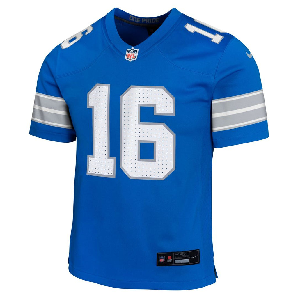Jared Goff Detroit Lions Youth Game Jersey - Blue