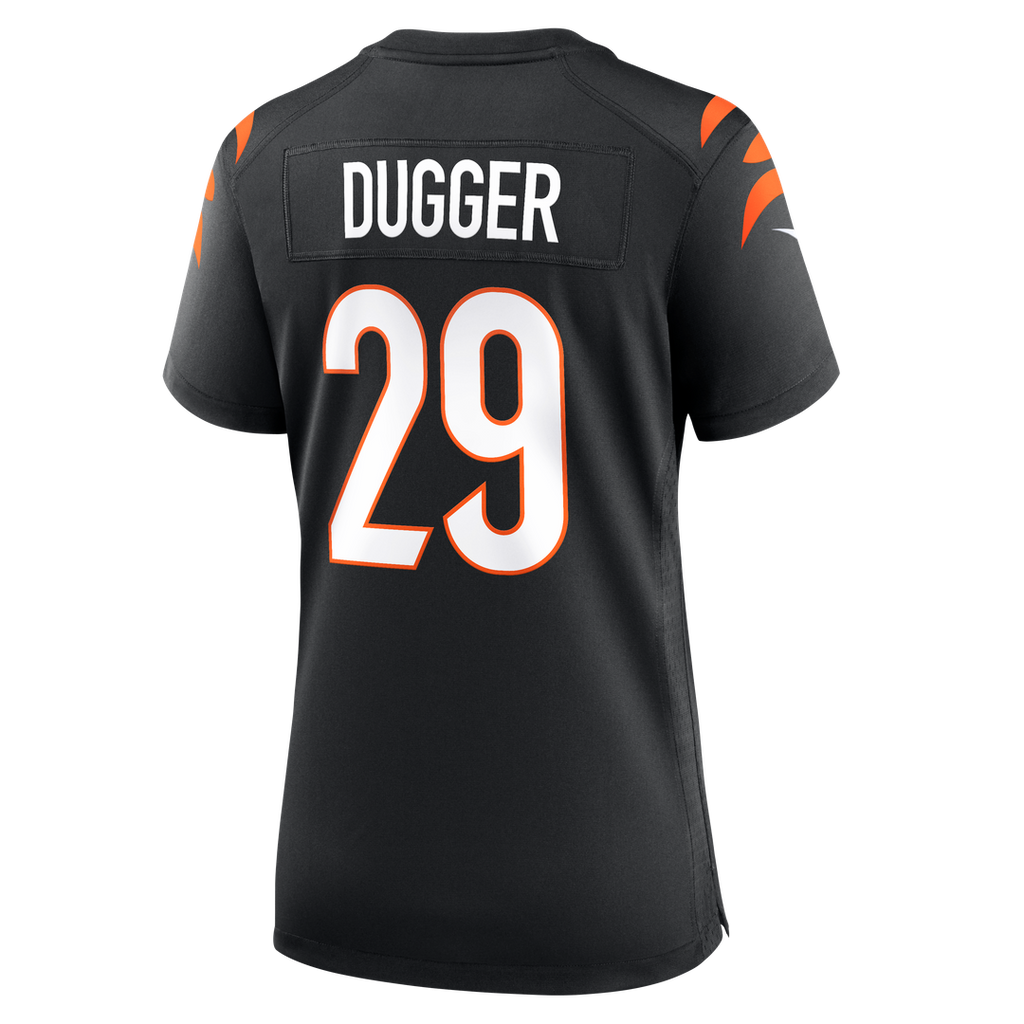 Kyle Dugger Cincinnati Bengals Women's Team Game Jersey - Black