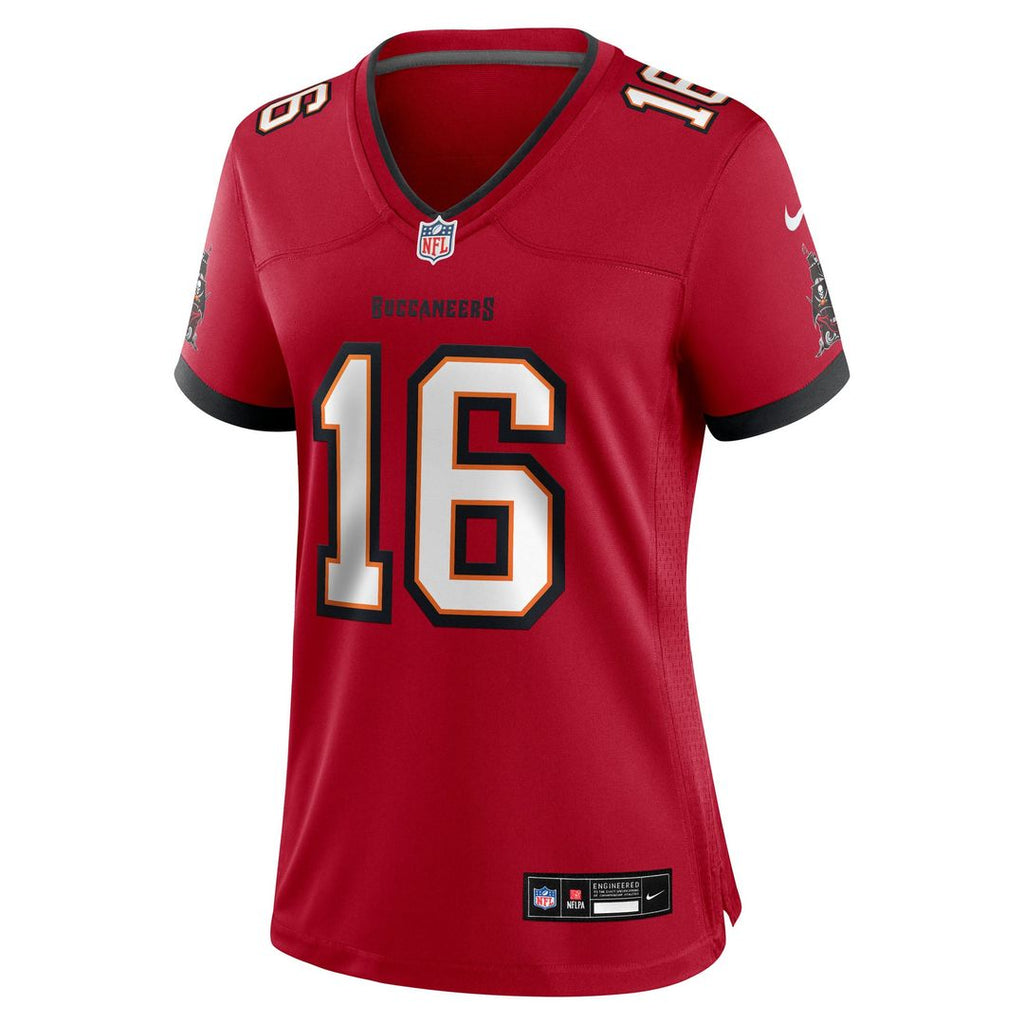 Easton Stick Tampa Bay Buccaneers Women's Team Game Jersey - Red