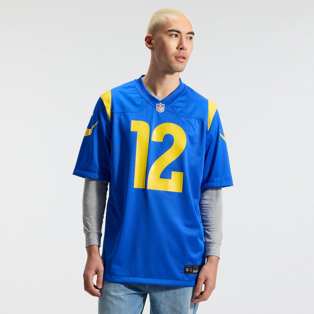 Puka Nacua Los Angeles Rams Team Game Player Jersey - Royal