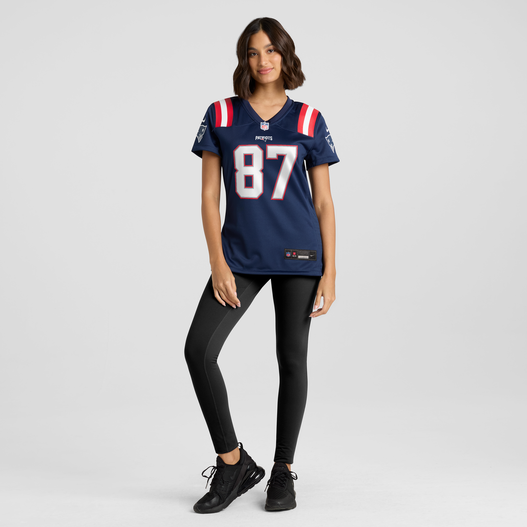 Romeo Doubs New England Patriots Women's Team Game Jersey - Navy