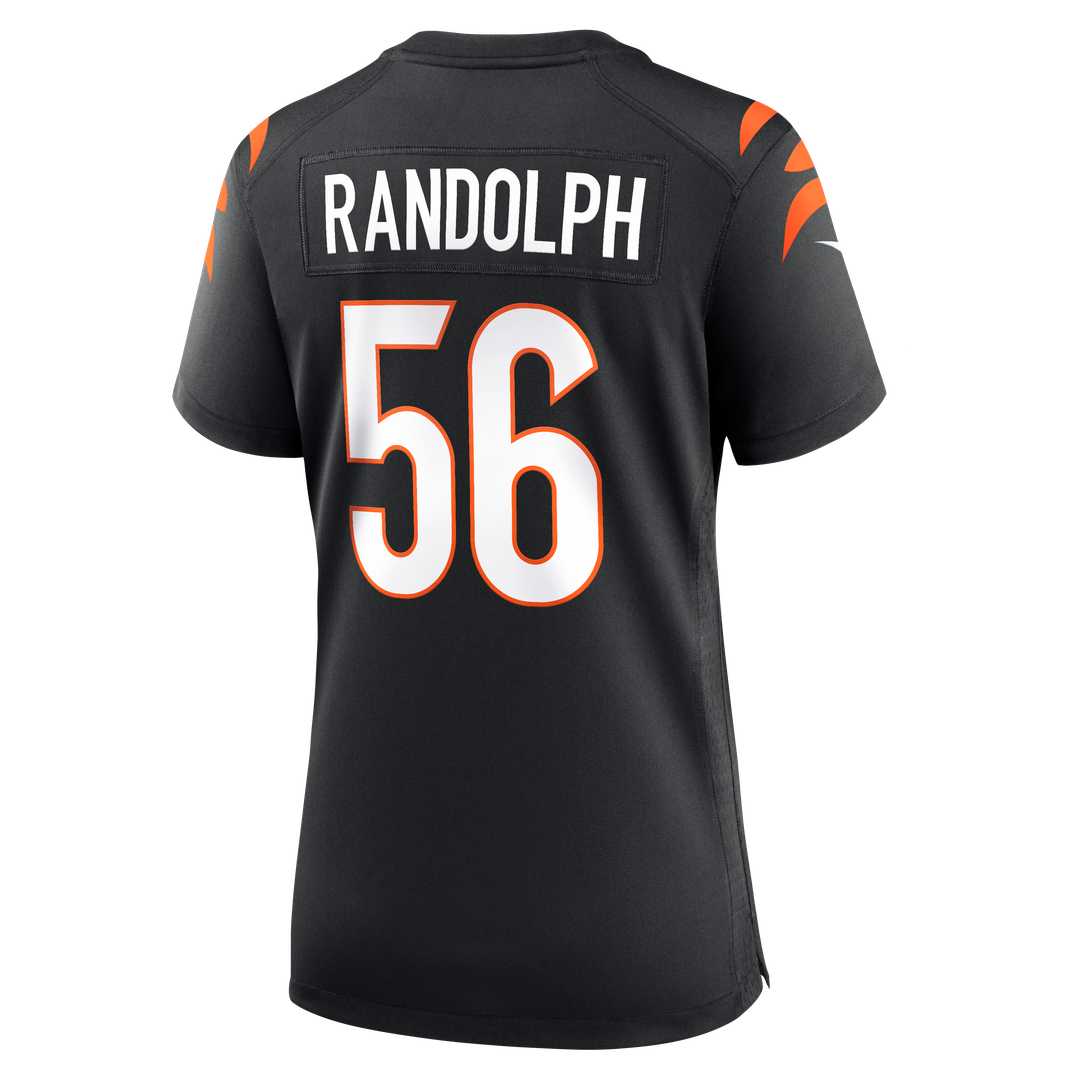 Garmon Randolph Cincinnati Bengals Women's Team Game Jersey - Black