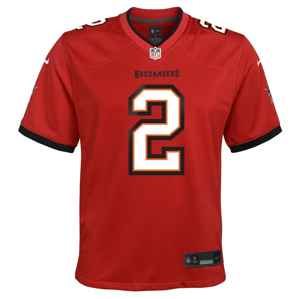 Emeka Egbuka Tampa Bay Buccaneers Youth Alternate Game Jersey - Pewter