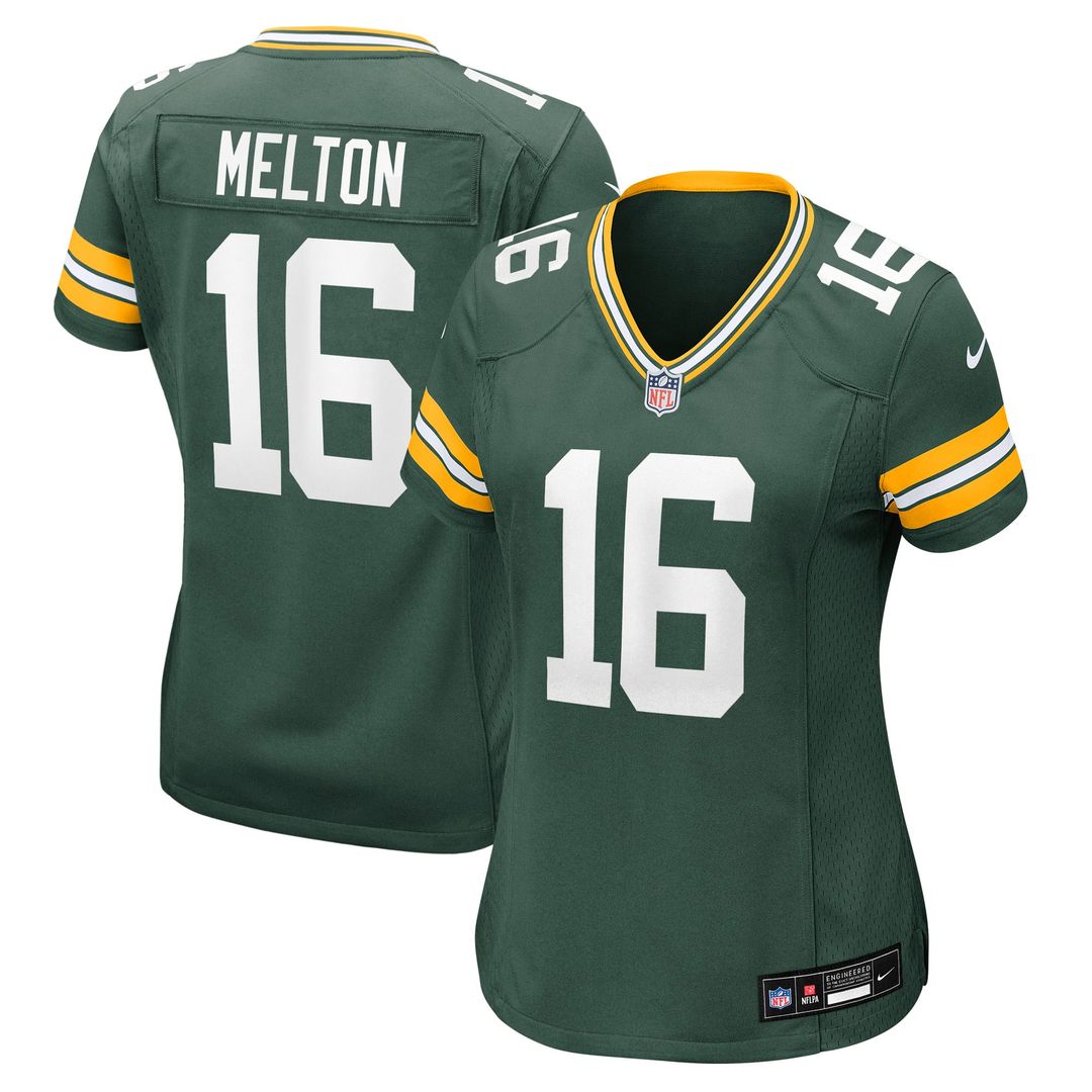 Bo Melton Green Bay Packers Women's Team Game Jersey - Green