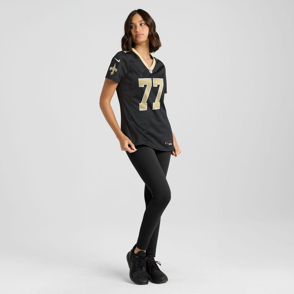 Dillon Radunz New Orleans Saints Women's Team Game Jersey - Black