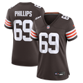 Tyre Phillips Cleveland Browns Women's Team Game Jersey - Brown