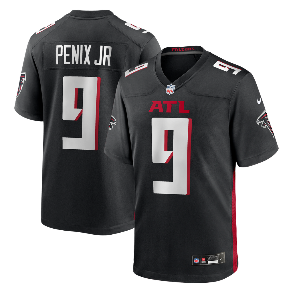 Michael Penix Jr. Atlanta Falcons Player Game Jersey - Black