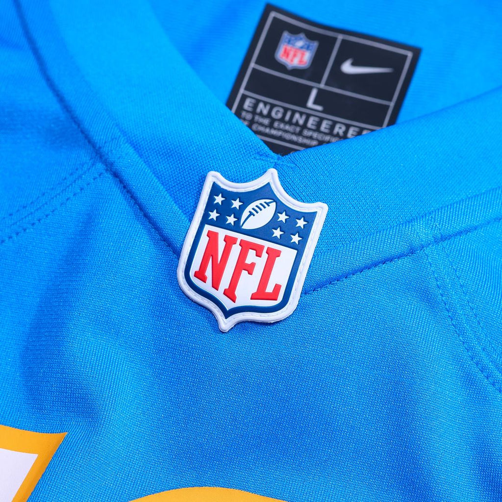 Number 1 Groom Los Angeles Chargers Game Jersey - Powder Blue