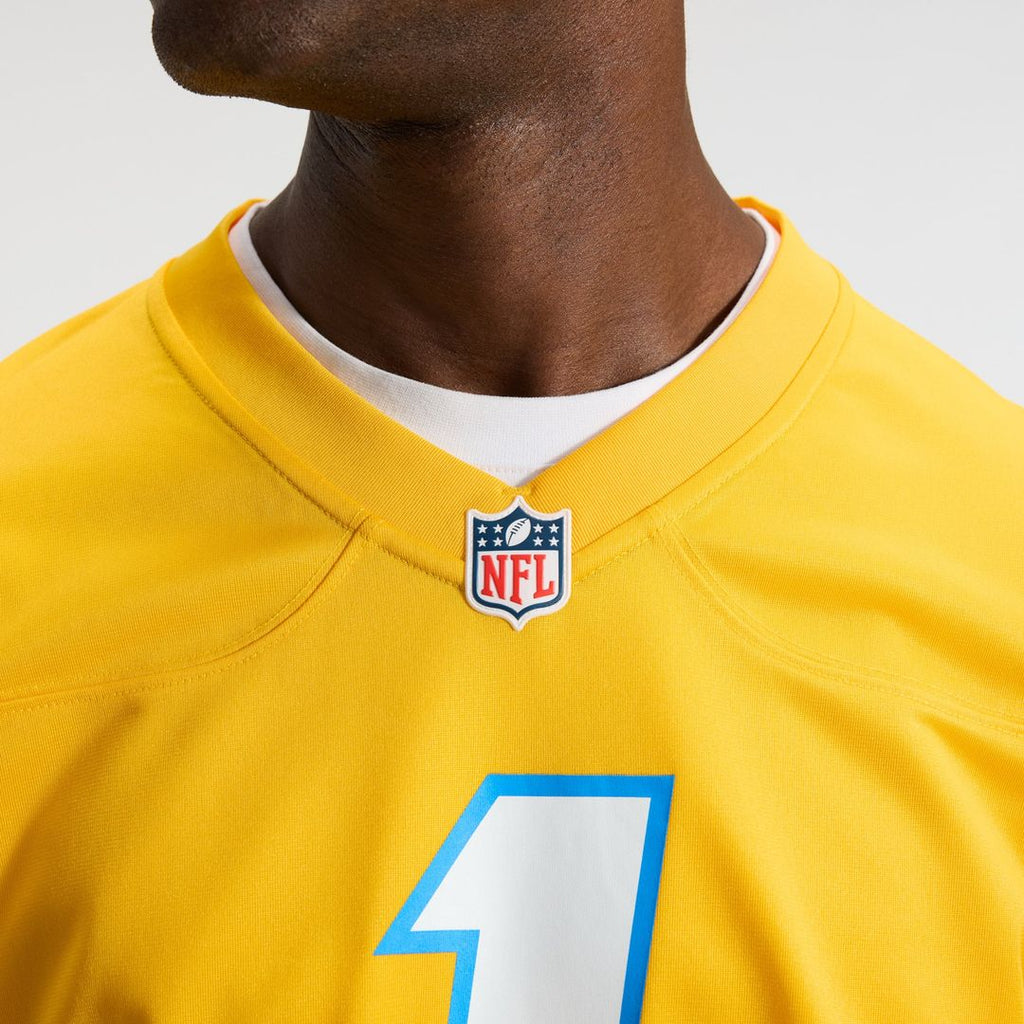 Quentin Johnston Los Angeles Chargers Alternate Charger Power Game Player Jersey - Gold