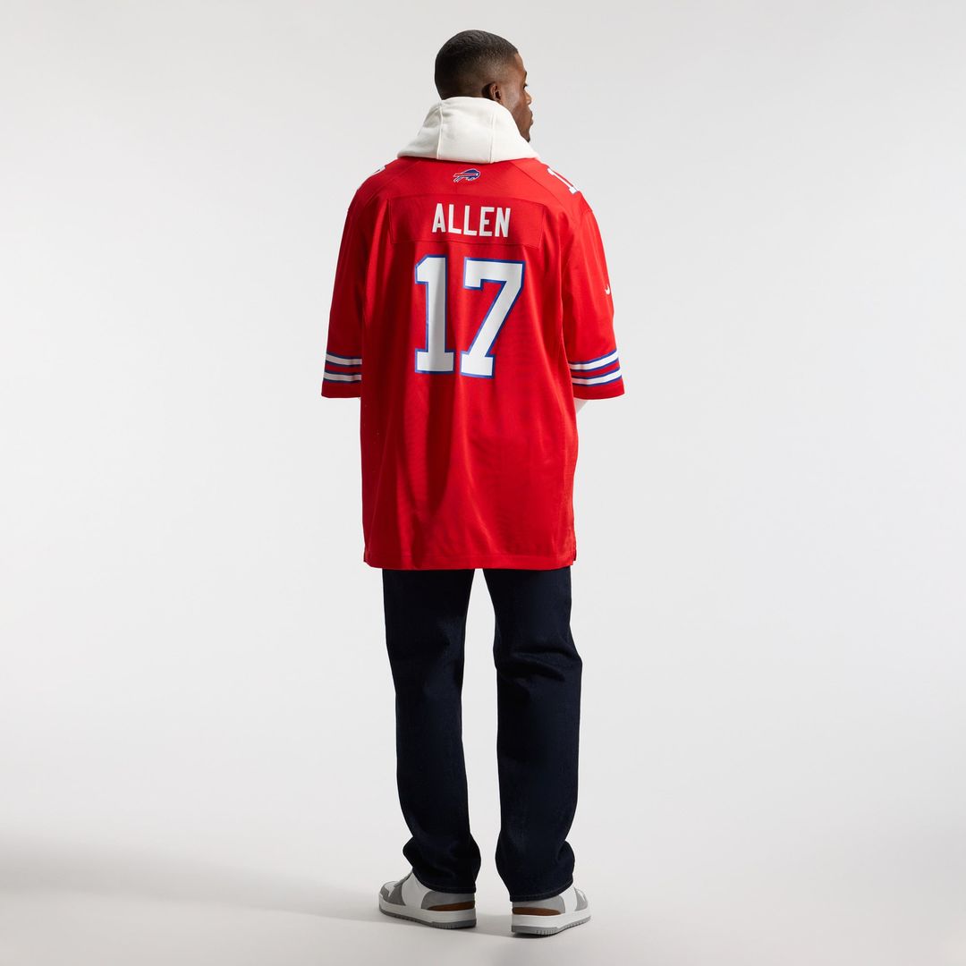 Josh Allen Buffalo Bills Nickel City Game Jersey - Gray