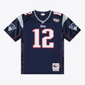 Tom Brady New England Patriots Super Bowl XXXVI Authentic Throwback Jersey - Navy
