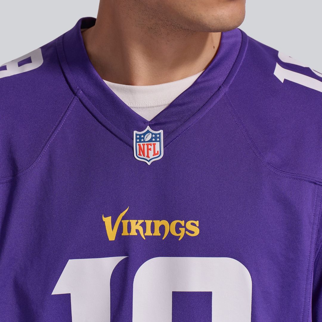 Justin Jefferson Minnesota Vikings Player Game Jersey - Purple