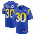 Josh Wallace Los Angeles Rams Game Jersey - Royal