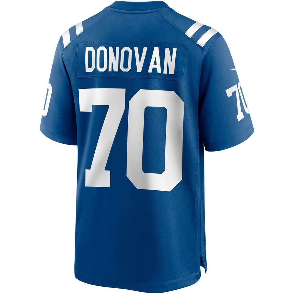 Art Donovan Indianapolis Colts Game Retired Player Jersey - Royal