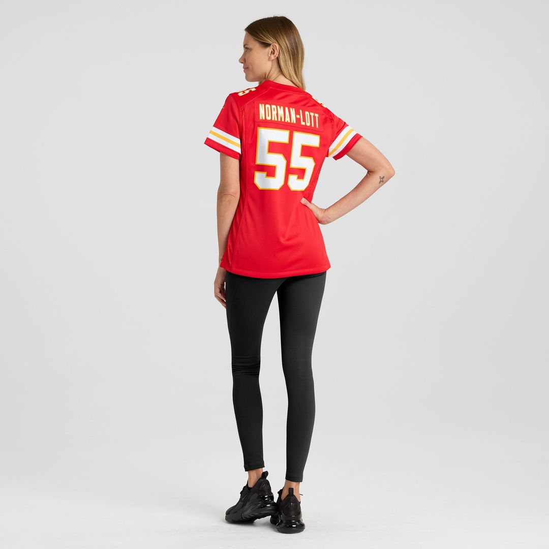 Omarr Norman - Lott Kansas City Chiefs Women's Team Game Jersey - Red
