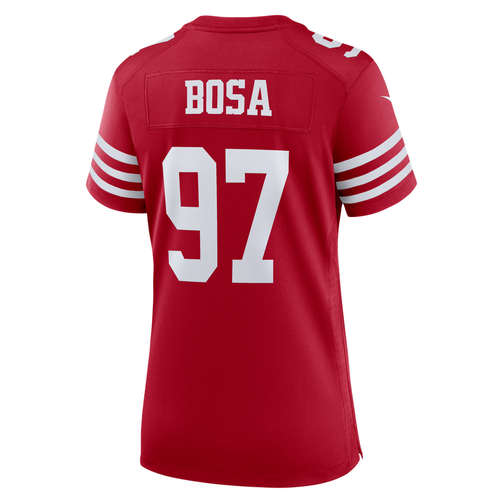 Nick Bosa San Francisco 49ers Women's 80th Anniversary Game Jersey - Scarlet