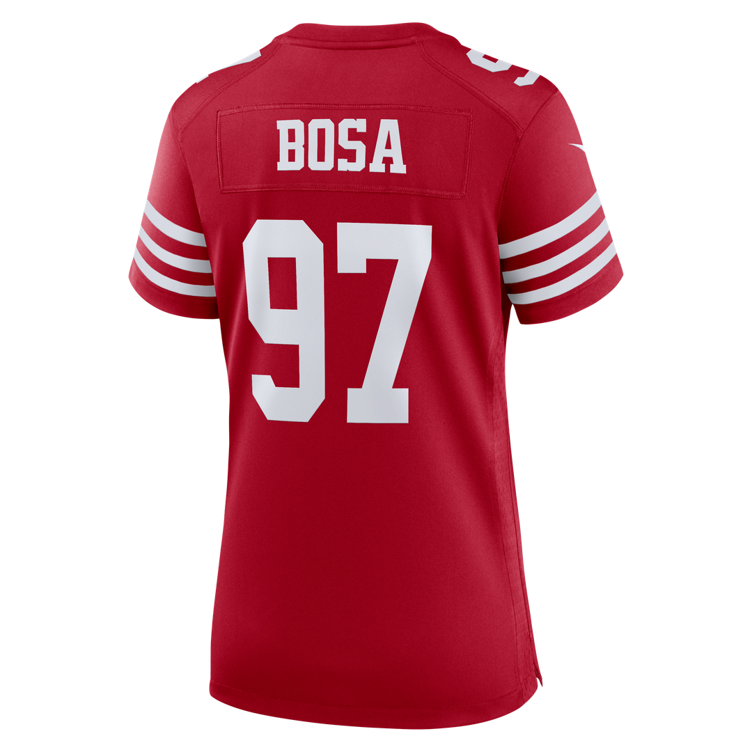 Nick Bosa San Francisco 49ers Women's 80th Anniversary Game Jersey - Scarlet
