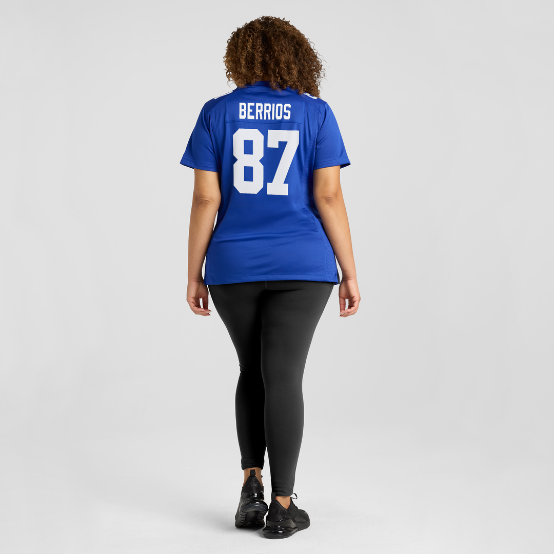 Braxton Berrios New York Giants Women's Team Game Jersey - Royal