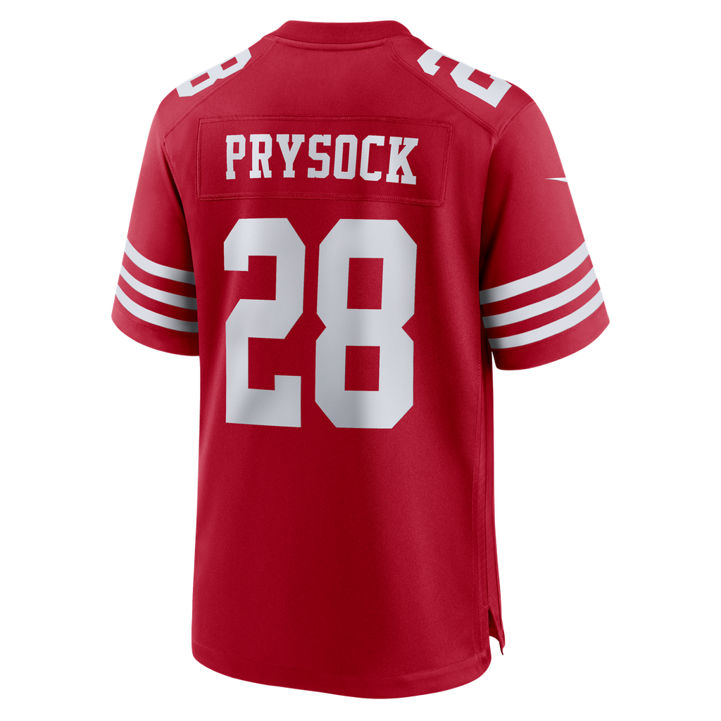 Ephesians Prysock San Francisco 49ers Team Game Jersey - Scarlet