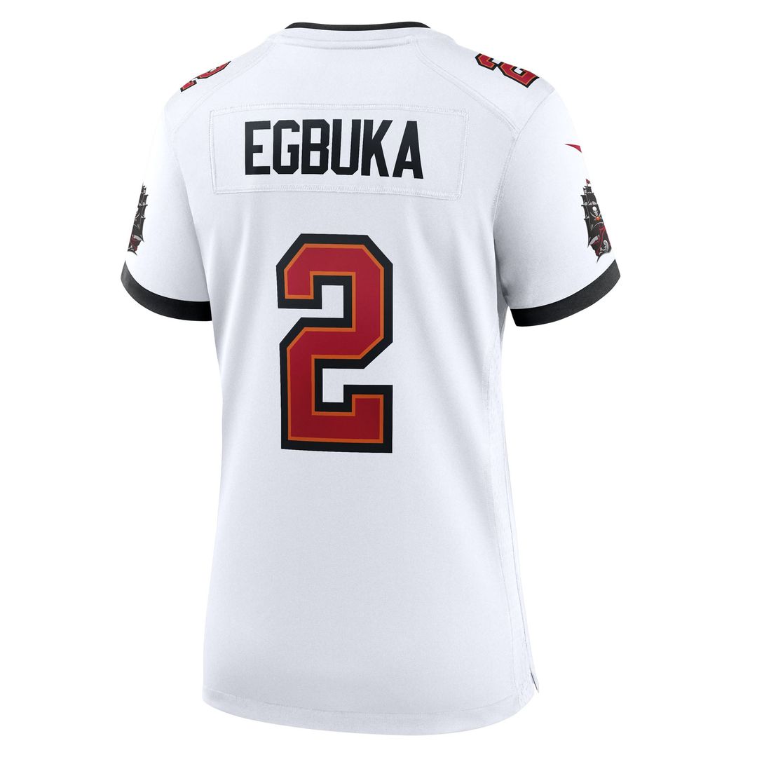 Emeka Egbuka Tampa Bay Buccaneers Women's Game Jersey - White